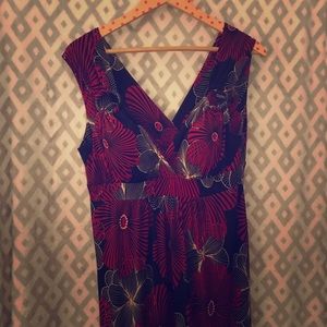 Tropical print maxi dress!